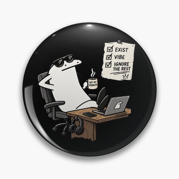 Item preview, Exist Vibe Ignore The Rest Cool Meme designed and sold by Soffar-So-good.