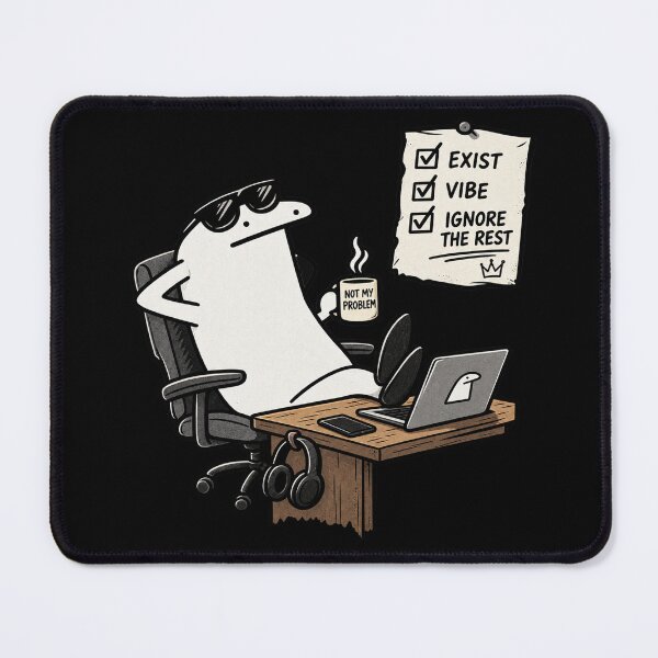 Item preview, Exist Vibe Ignore The Rest Cool Meme designed and sold by Soffar-So-good.
