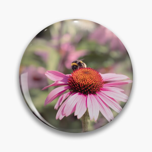 Item preview, Bee On Echinacea Flower designed and sold by Tanya C  Smith.