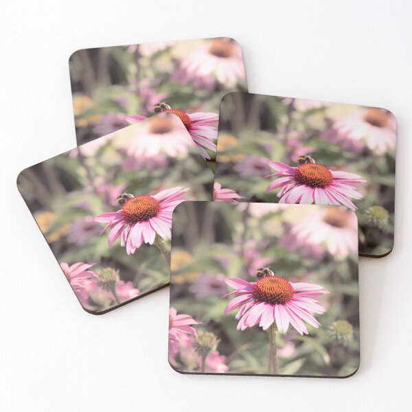 Item preview, Bee On Echinacea Flower designed and sold by Tanya C  Smith.