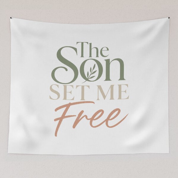 Item preview, The Son Set Me Free designed and sold by Rosie's Wildflower Boutique.