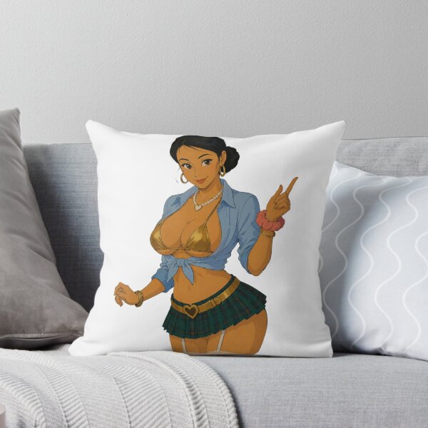 Item preview, Retro Cartoon Pin-Up – Plaid Glamour Girl designed and sold by  Hollow Moon Studios..