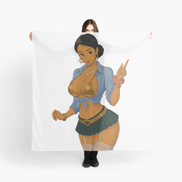 Item preview, Retro Cartoon Pin-Up – Plaid Glamour Girl designed and sold by Hollow Moon Studios..