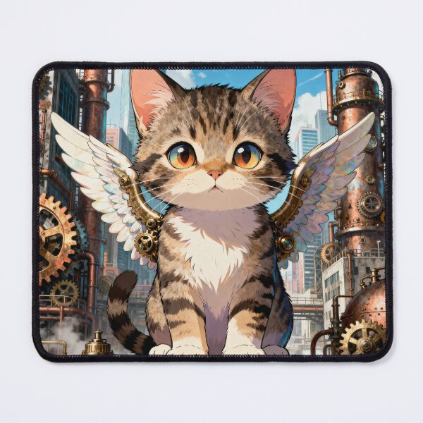 Item preview, Steampunk anime cat designed and sold by BD-LLC.