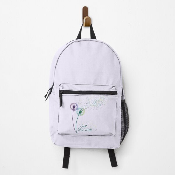Item preview, Just Breathe (V.2) - Dandelion Seed Watercolor Wish Minimalist Quote Design designed and sold by D-Islamic.