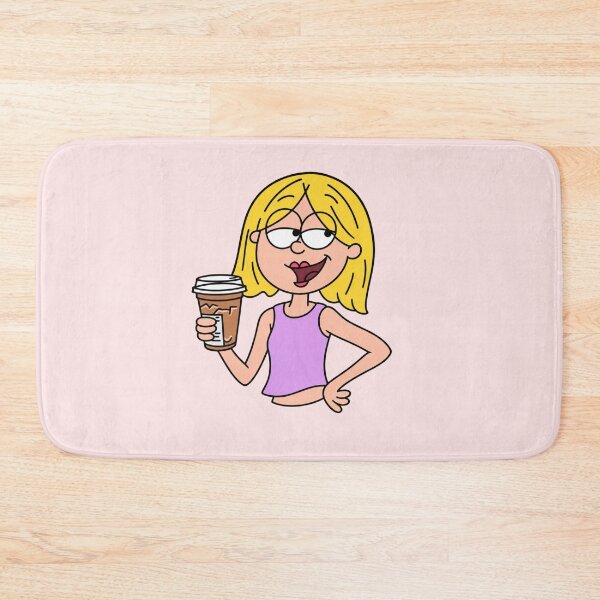 Item preview, Happy Blonde Girl Holding Iced Coffee – Lizzie McGuire Style designed and sold by LuloCreative.