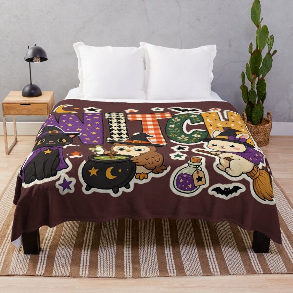 Item preview, Witch Letter Block Shirt | Cute Animal Halloween Design designed and sold by MOCH- ART.