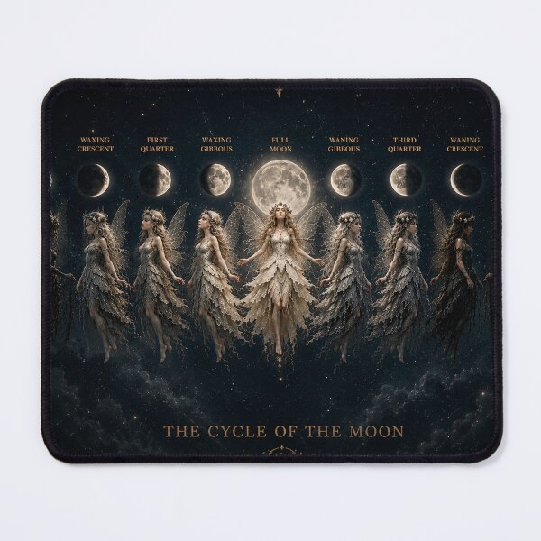 Item preview, Moon Phases Goddess designed and sold by NocturnaLeafCo.