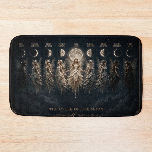 Item preview, Moon Phases Goddess designed and sold by NocturnaLeafCo.
