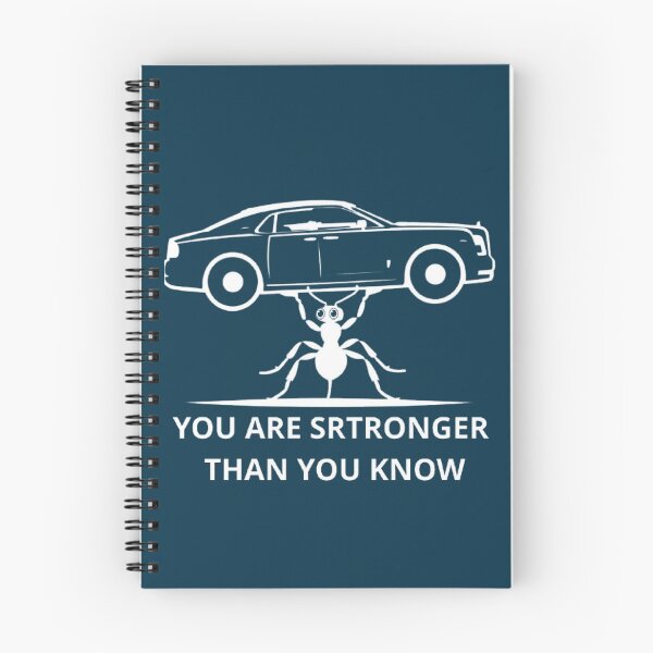 Item preview, You Are Stronger Than You Know – Ant Strength Motivation 2026 designed and sold by MyDesigneStore.