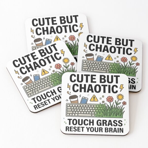 Item preview, ouch Grass Reset Your Brain — Digital Detox Humor designed and sold by Tipsy24.