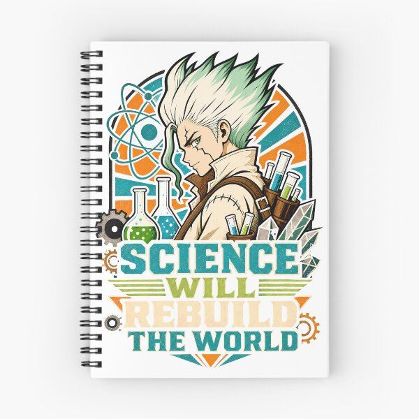 Item preview, Science Will Rebuild The World Retro Anime Graphic designed and sold by sidki-SDK.