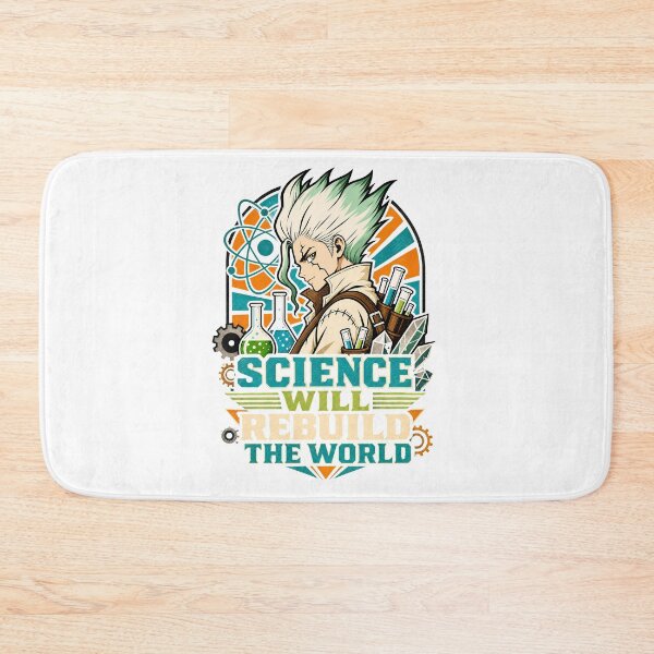 Item preview, Science Will Rebuild The World Retro Anime Graphic designed and sold by sidki-SDK.