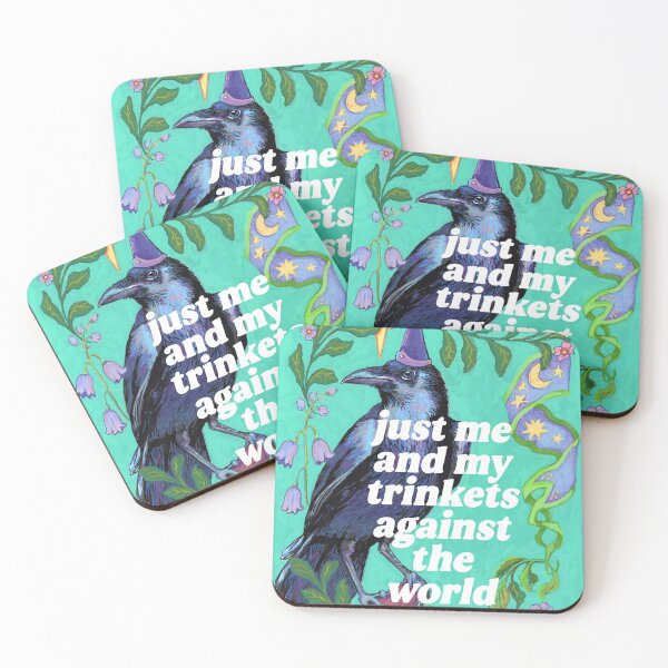 Item preview, just me and my trinkets against the world designed and sold by fabfeminist.