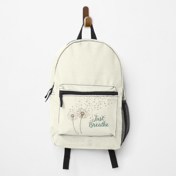 Item preview, Just Breathe (V.5) - Dandelion Seed Watercolor Wish Minimalist Quote Design designed and sold by D-Islamic.