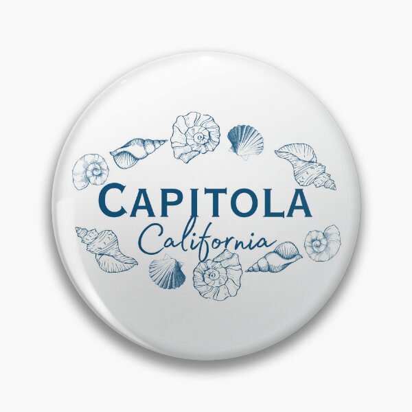 Item preview, Capitola California Seashell Wreath | Colorful Beach Village Souvenir Design designed and sold by DonnaRaine.