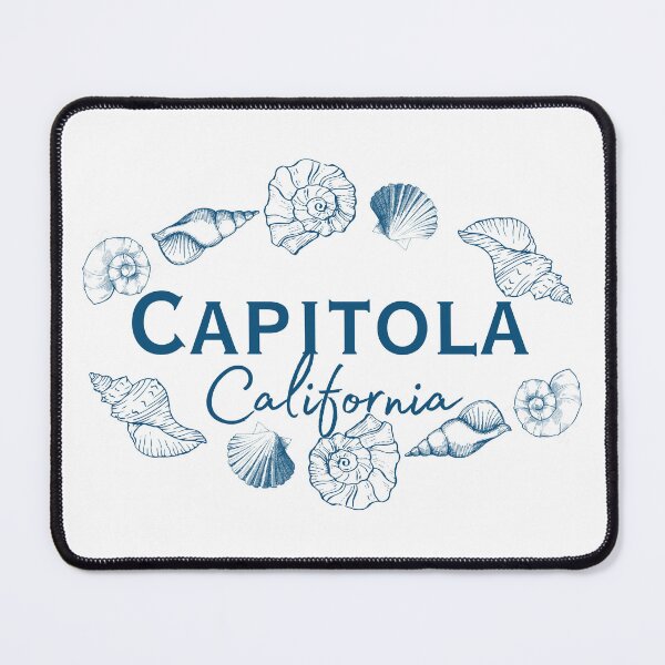 Item preview, Capitola California Seashell Wreath | Colorful Beach Village Souvenir Design designed and sold by DonnaRaine.