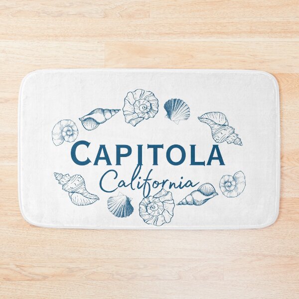 Item preview, Capitola California Seashell Wreath | Colorful Beach Village Souvenir Design designed and sold by DonnaRaine.