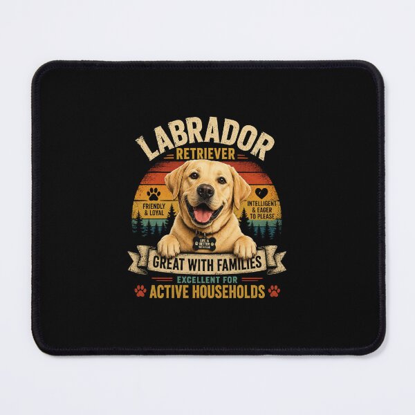 Item preview, Labrador Retriever – Friendly, intelligent, and great with families. Excellent for active households. designed and sold by RiggsBubble.