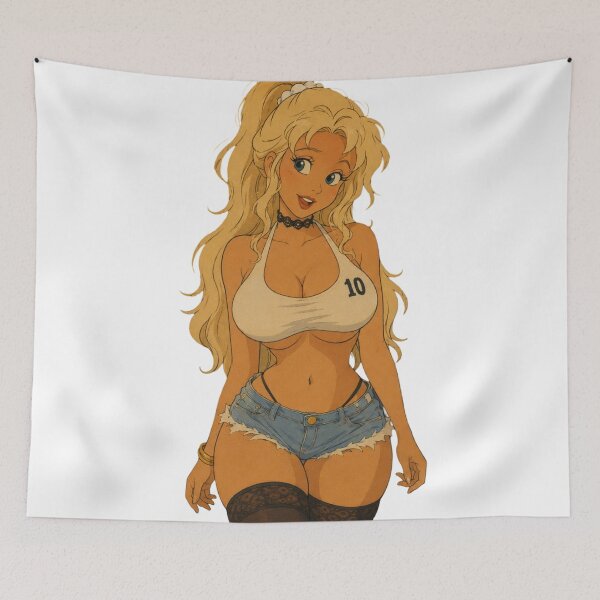 Item preview, Cartoon Pin-Up – Blonde Bombshell #10 designed and sold by  Hollow Moon Studios..