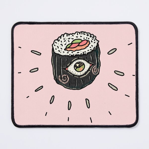 Item preview, Weird Japanese Sushi Art Surreal Food Humor Funny Sushi Illustration designed and sold by kuwagatamushi.