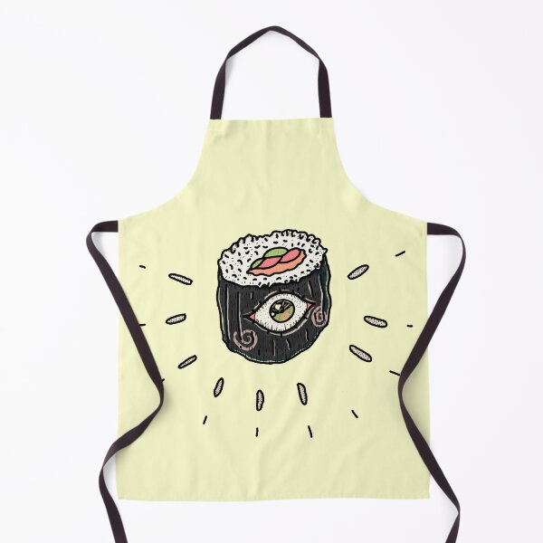 Item preview, Weird Japanese Sushi Art Surreal Food Humor Funny Sushi Illustration designed and sold by kuwagatamushi.