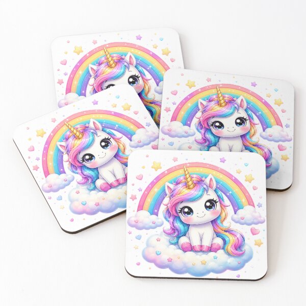 Item preview, Cute Rainbow Unicorn on a Cloud designed and sold by MySthore.