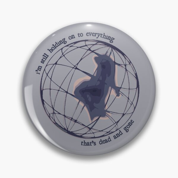 Item preview, Simple Melancholy Pop Music Lyrics with Threshold Design (Round, Dark) designed and sold by shopalisaflum.