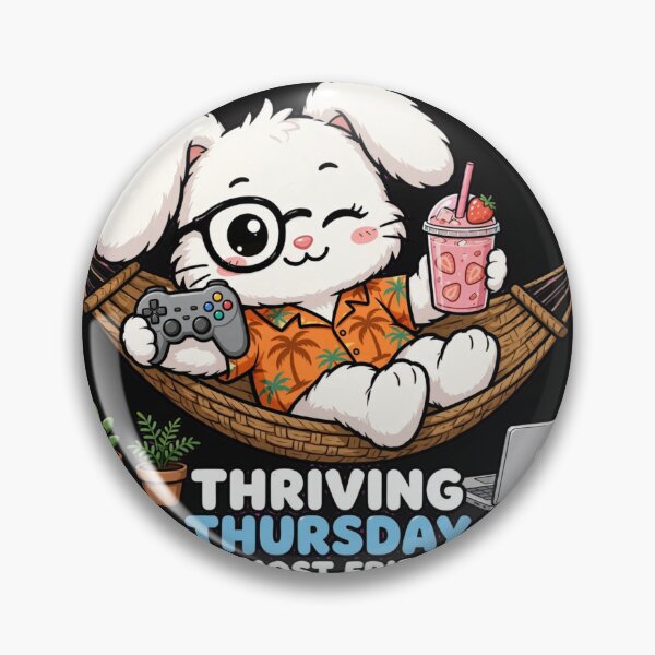 Item preview, Thriving Thursday Bunny Almost Friday designed and sold by Surviving Monday Club.