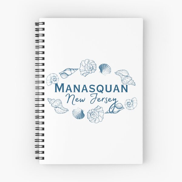 Item preview, Manasquan New Jersey Seashell Wreath | Jersey Shore Beach Town Souvenir designed and sold by DonnaRaine.