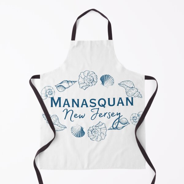 Item preview, Manasquan New Jersey Seashell Wreath | Jersey Shore Beach Town Souvenir designed and sold by DonnaRaine.