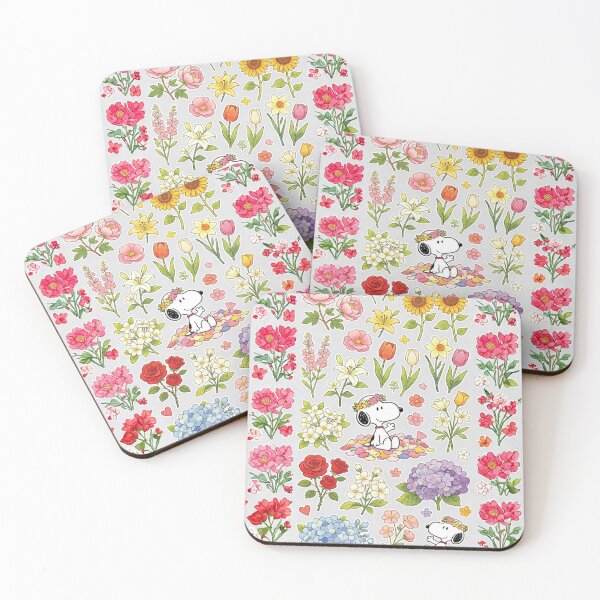 Item preview, Cute Dog Peony Rose Flower Garden Art designed and sold by Innova_Creations.