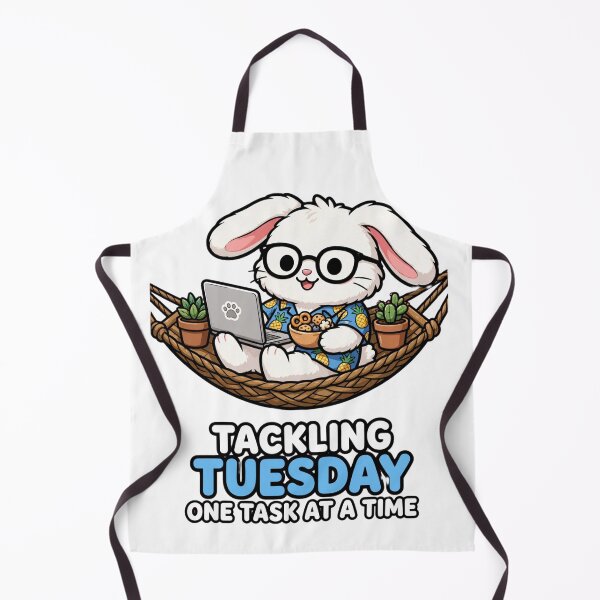 Item preview, Tackling Tuesday Bunny Focused Gamer designed and sold by Surviving Monday Club.