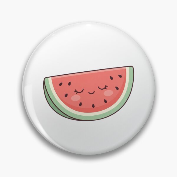 Item preview, Cute Kawaii Watermelon Slice Illustration designed and sold by ajamzbox.