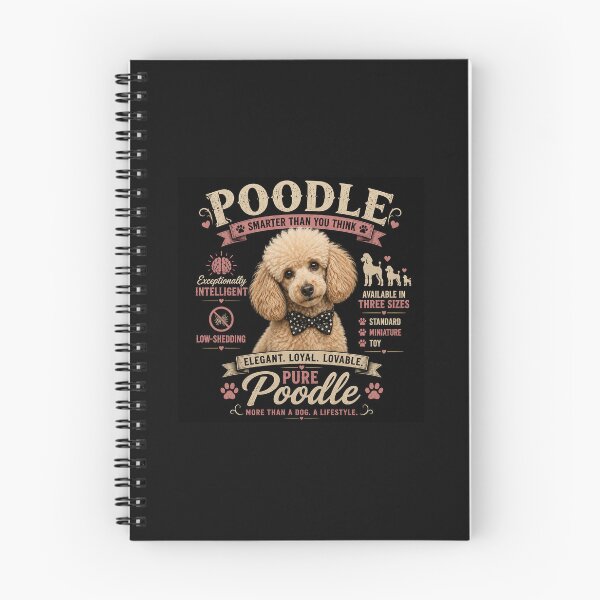 Item preview, Poodle – Exceptionally intelligent, low-shedding, and available in Standard, Miniature, and Toy sizes designed and sold by RiggsBubble.