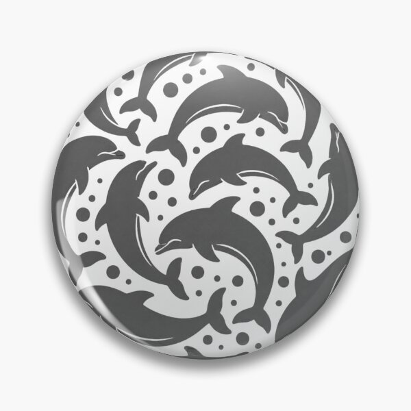Item preview, Dolphin Silhouette – Ocean Dolphin Pod Marine Life Design designed and sold by ParfaitPrints.