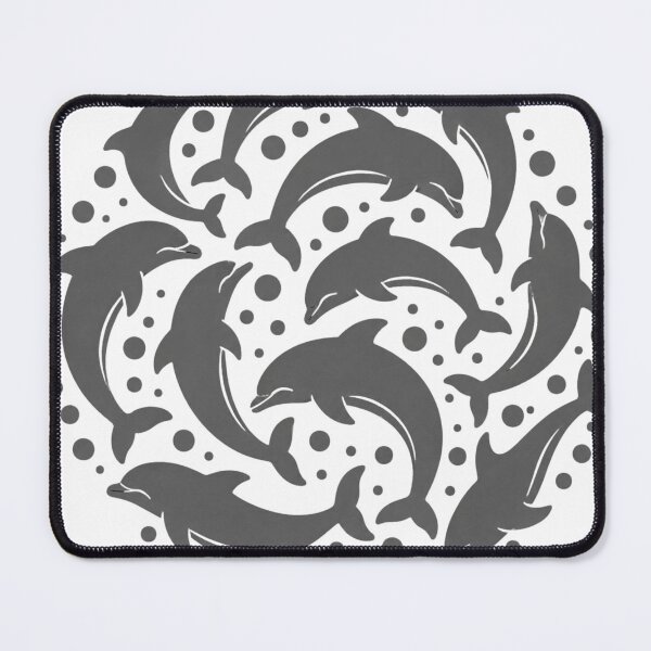 Item preview, Dolphin Silhouette – Ocean Dolphin Pod Marine Life Design designed and sold by ParfaitPrints.