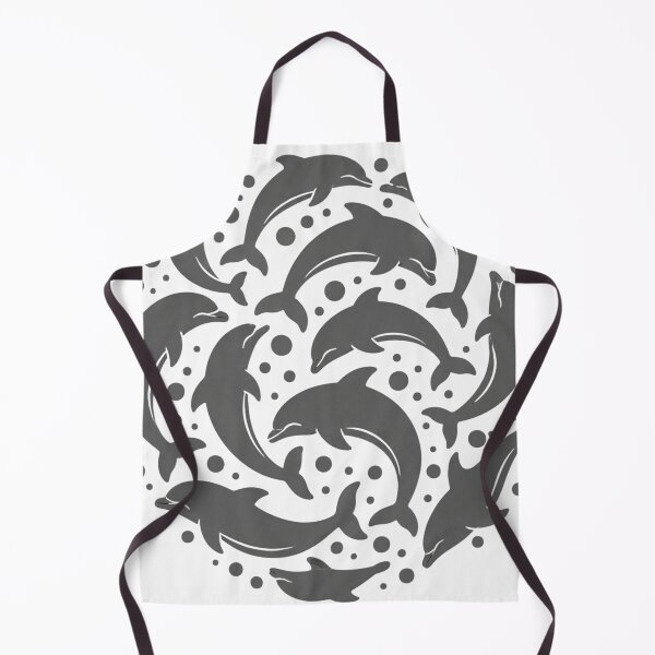 Item preview, Dolphin Silhouette – Ocean Dolphin Pod Marine Life Design designed and sold by ParfaitPrints.