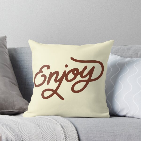 Item preview, Enjoy – Positive Minimalist Typography Quote designed and sold by Rush2Buy.