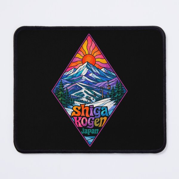 Item preview, Shiga Kogen Japan Mountain Stained Glass Art designed and sold by TomFrontierArt.