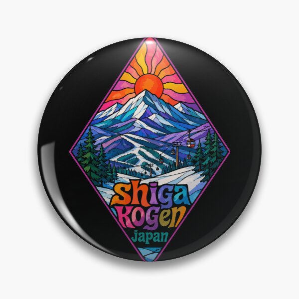 Item preview, Shiga Kogen Japan Mountain Stained Glass Art designed and sold by TomFrontierArt.