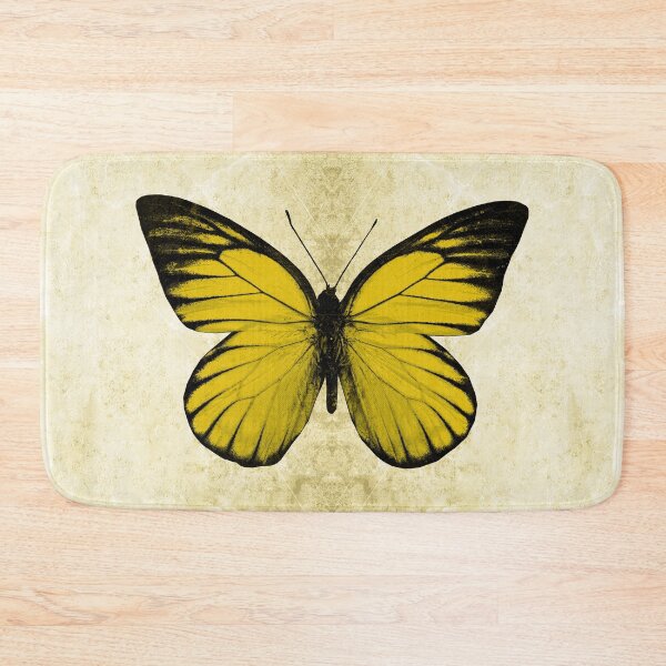 Item preview, Yellow Sawtooth Butterfly Wings Spread Specimen Entomology Study designed and sold by Ghoul Enterprises.