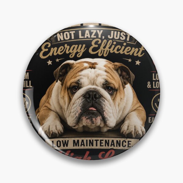 Item preview, Bulldog – Calm, lovable, and good for less active owners. designed and sold by RiggsBubble.