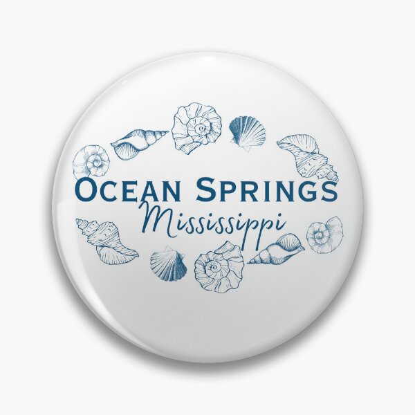 Item preview, Ocean Springs Mississippi Seashell Wreath | Gulf Coast Art Town Souvenir Design designed and sold by DonnaRaine.