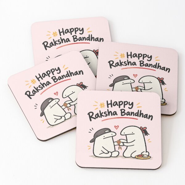 Item preview, Happy Raksha Bandhan Cute Meme Sibling Art designed and sold by Soffar-So-good.