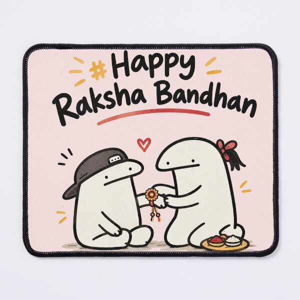 Item preview, Happy Raksha Bandhan Cute Meme Sibling Art designed and sold by Soffar-So-good.