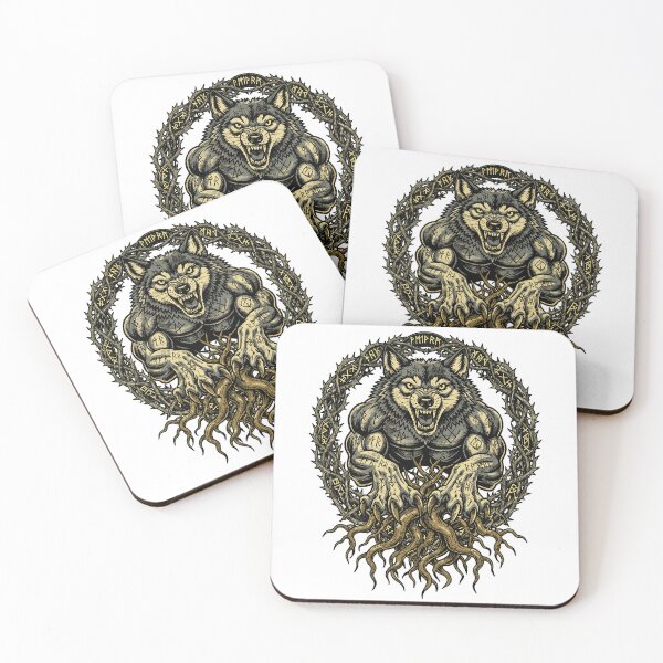 Item preview, Mythic Runic Fenrir Wolf Thorns Roots designed and sold by Romgora.