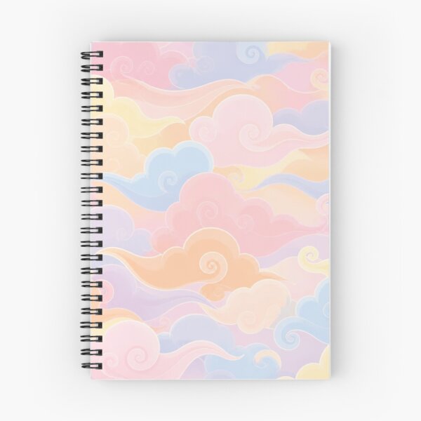 Item preview, Pastel Dreamy Cloud Pattern – Soft Pink, Peach, Blue & Violet Sky Design designed and sold by Elly-91.
