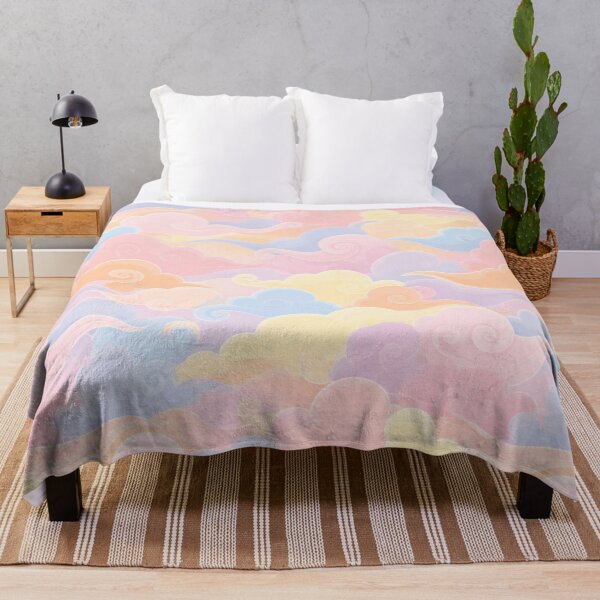 Item preview, Pastel Dreamy Cloud Pattern – Soft Pink, Peach, Blue & Violet Sky Design designed and sold by Elly-91.