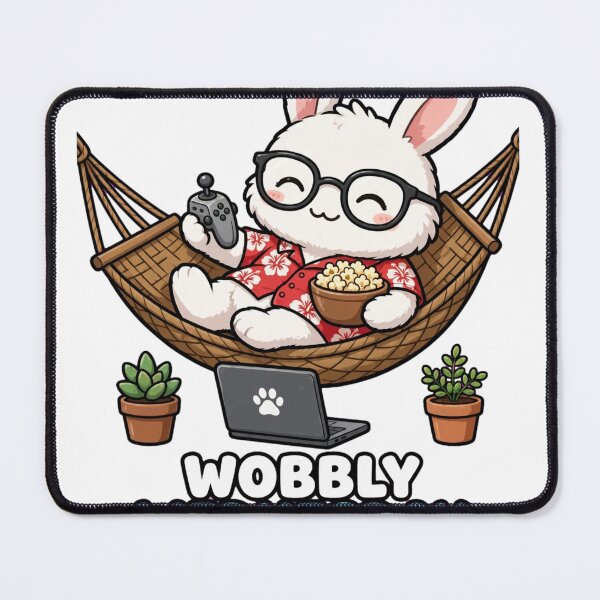 Item preview, Wobbly Wednesday Bunny Halfway Weekend designed and sold by Surviving Monday Club.